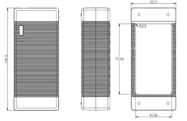 ABS材料を持つ注文のデスクトップの自在継手AC DC電源のアダプター3KVAC 3ポーランド人