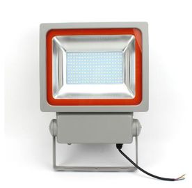 灰色色100W IP65 120の角度の屋外の導かれた洪水ライトCRI 75のセリウムの証明