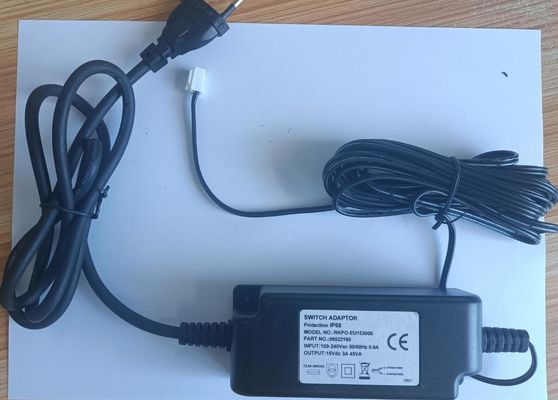 電子コック、セリウムULとのAC 100-240Vacのための24Vdc 3a 72Watt IP68の防水導かれた変圧器は、示した